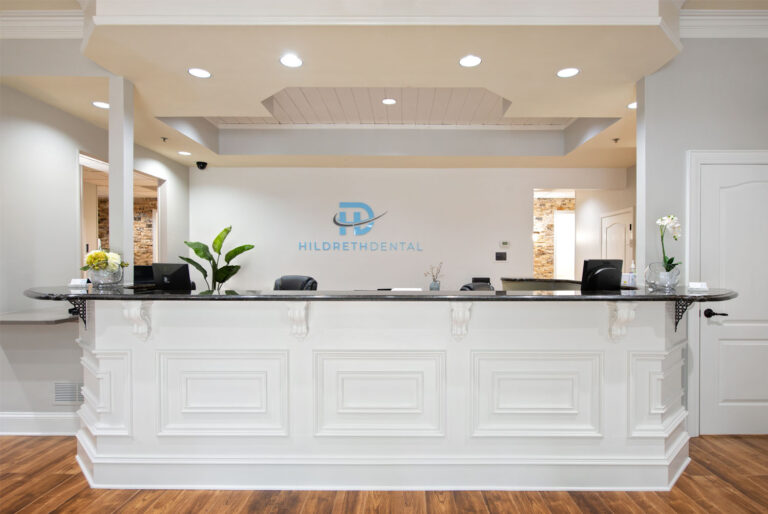 front-view of the front desk